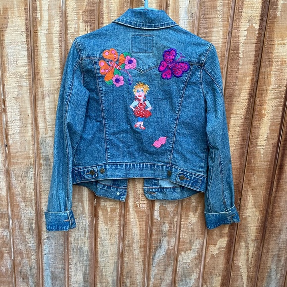 LeviStrauss signature denim embroidered jacket - Picture 8 of 8